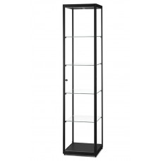 Vitrine 200x50x50cm zwart Vitrine 200x50x50cm zwart